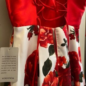 strappy floral dress